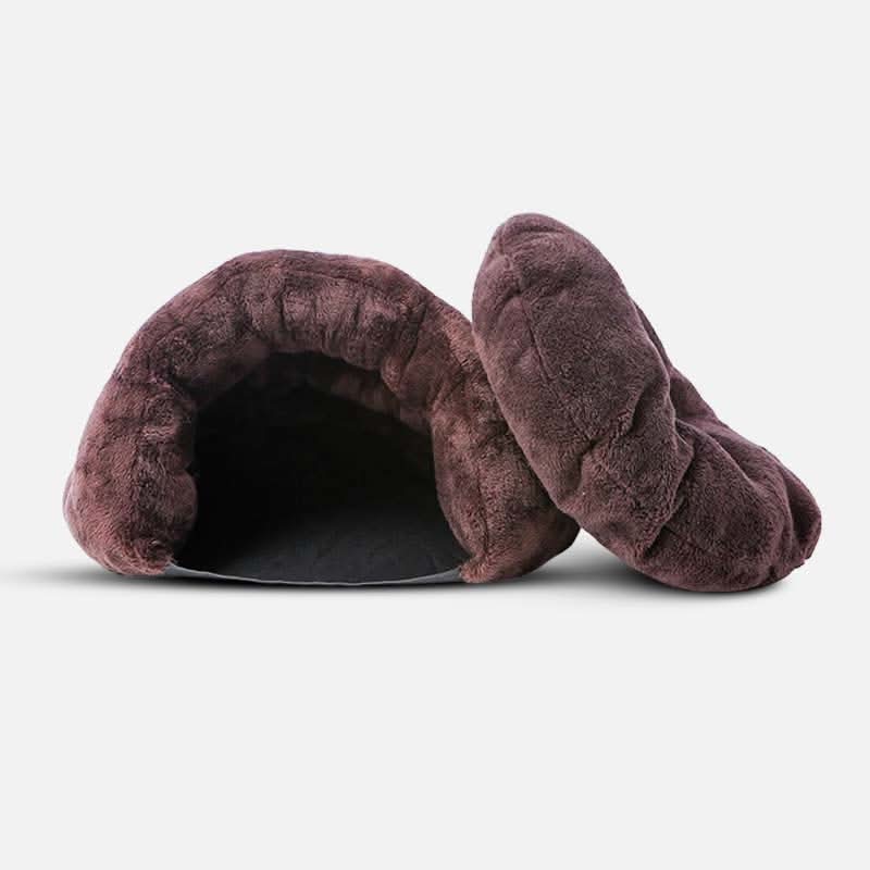 Cozy Den for Small Dogs - Comfortable Hideaway Bed