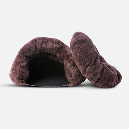 Cozy Den for Small Dogs - Comfortable Hideaway Bed