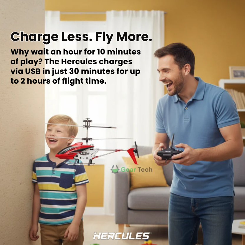 Crash-Resistant Compact Helicopter for Kids and Adults