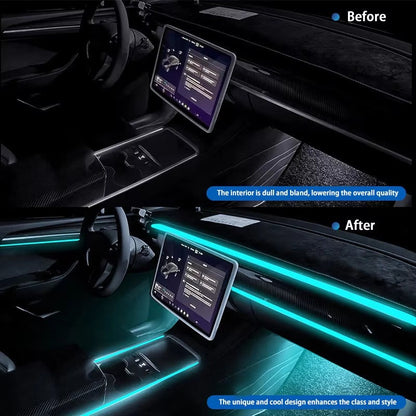 Transform Your Car's Interior with Vibrant LED Lighting