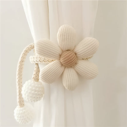 Charming Floral Curtain Holders for a Stylish Touch