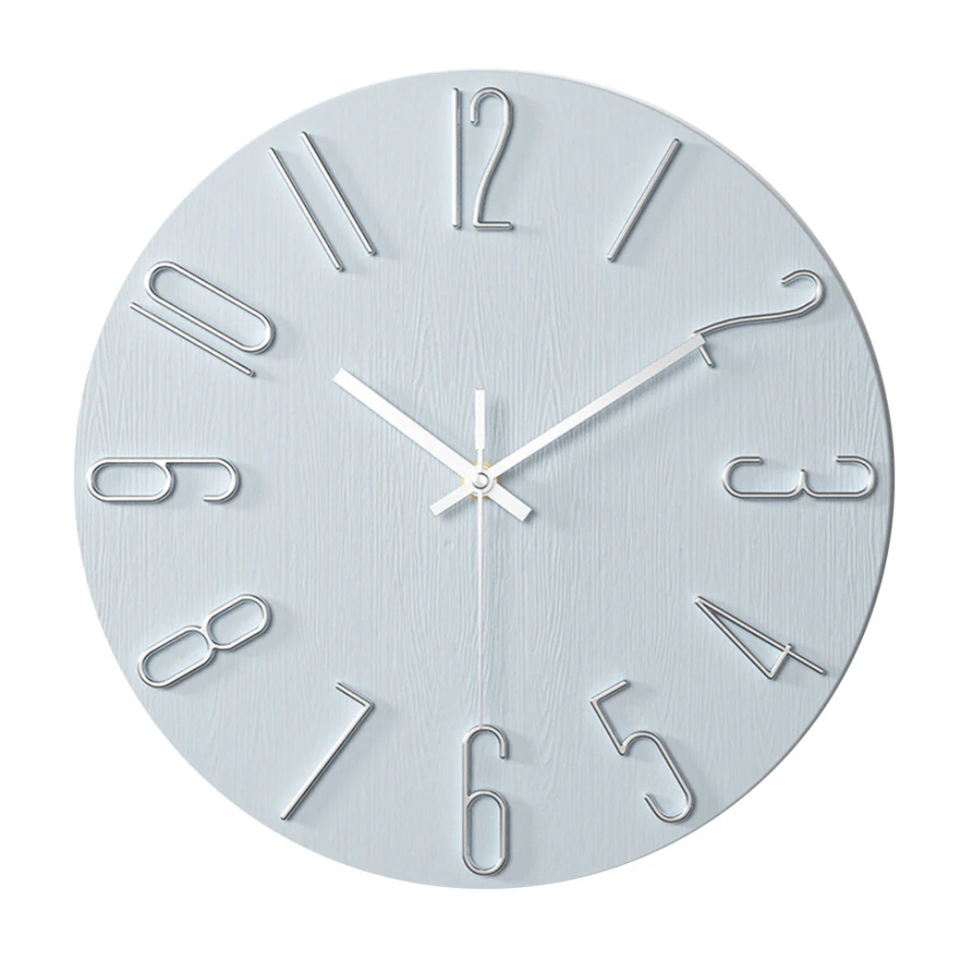 Modern Silent Wall Clock for Living Room – Elegant Timepiece