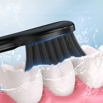 Rechargeable Sonic Toothbrush – Quiet Operation, Includes 8 Brush Heads