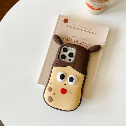 Cartoon Frog Phone Case – Charming Gift Option
