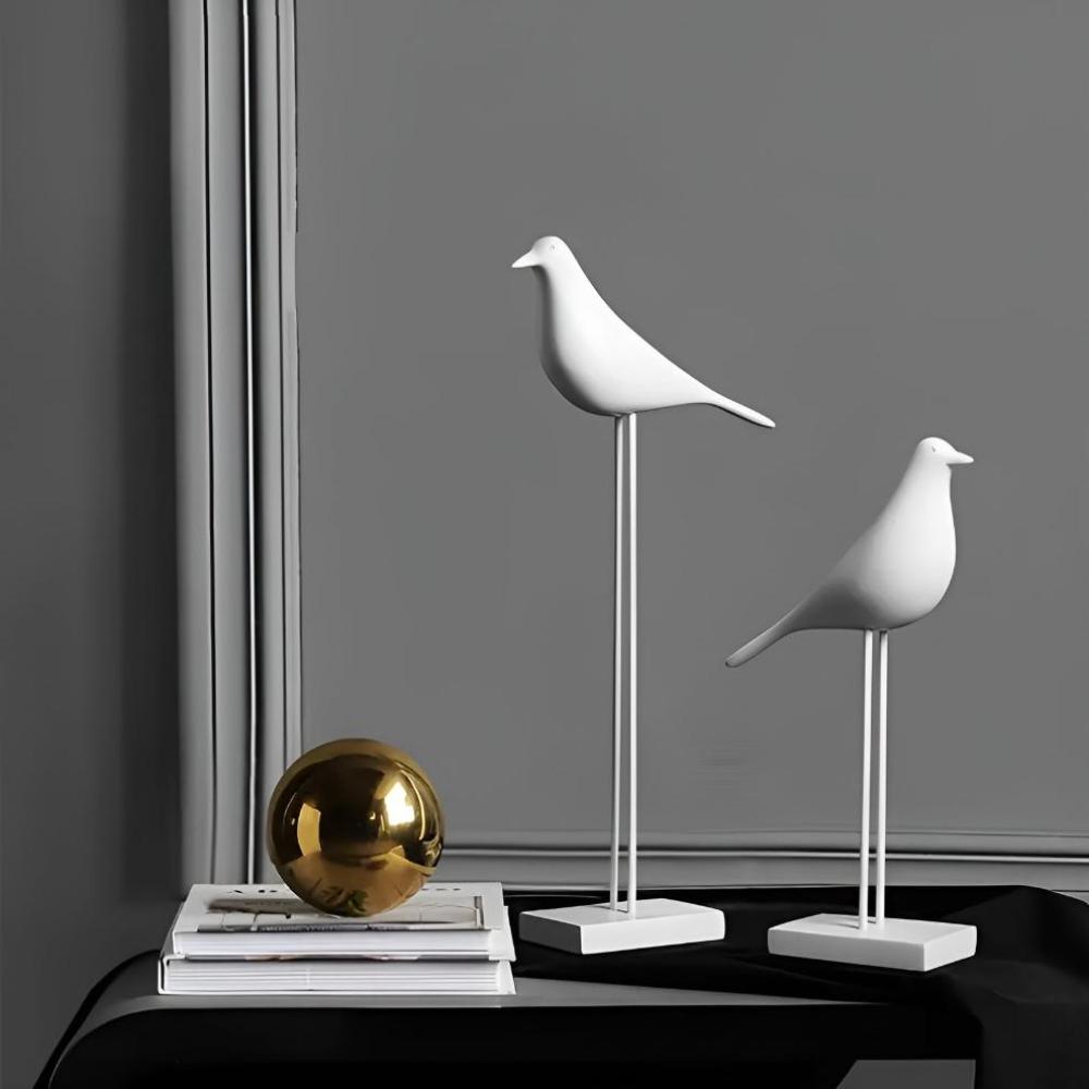 Elegant Minimalist Bird Figurines for Stylish Spaces