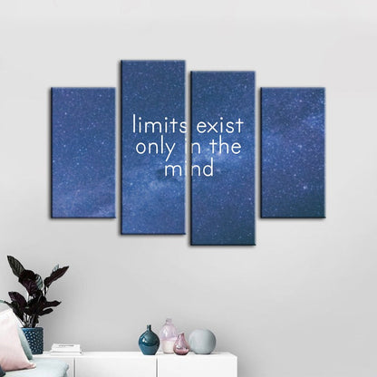Inspire Your Space - 4-Piece Motivational Canvas Art