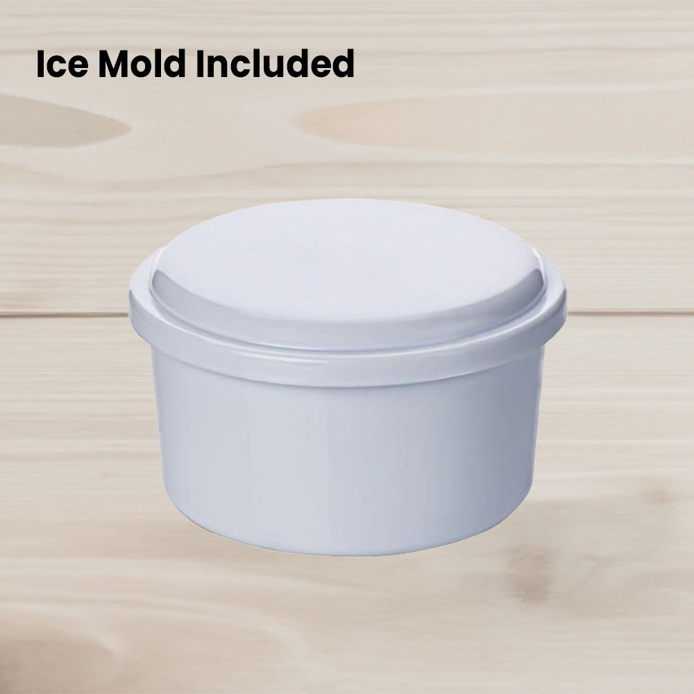 Compact Ice Crusher for Soft, Fluffy Snow-Style Ice