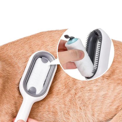 3-in-1 Brush for Cats and Dogs - Massage Tool