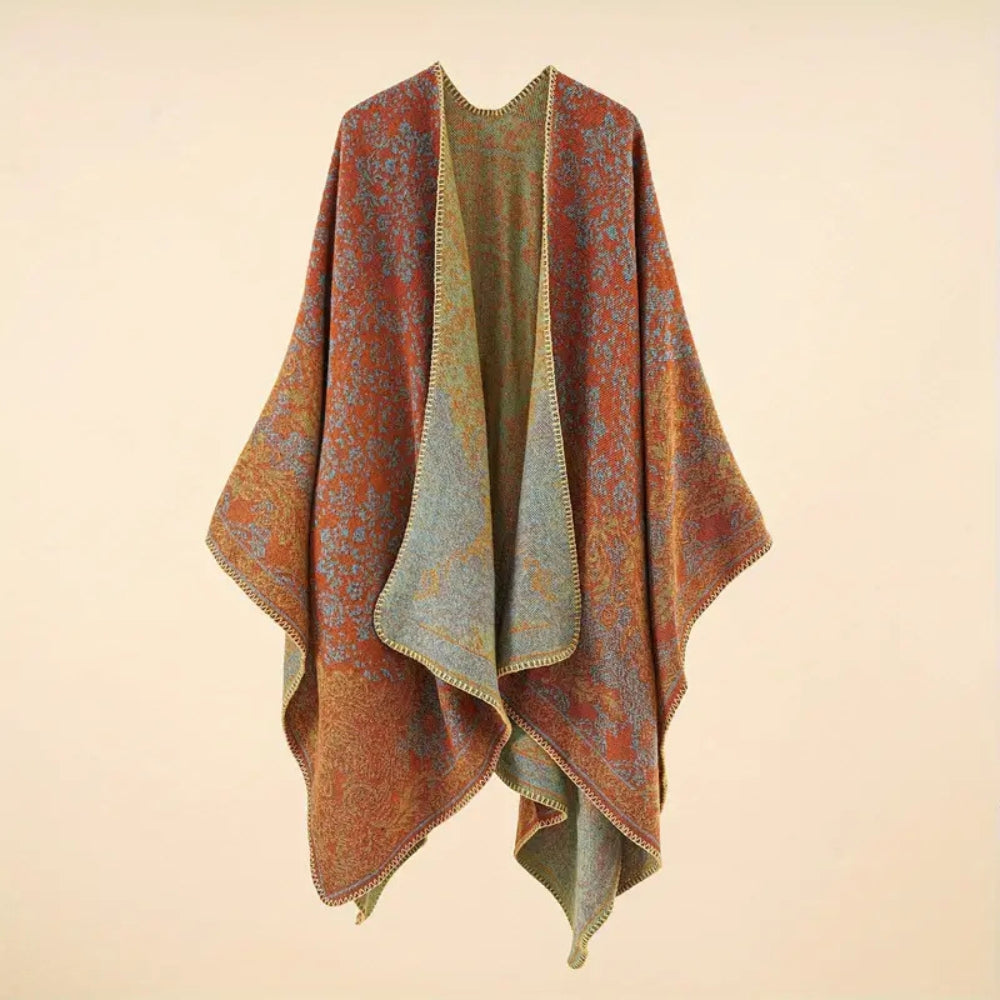 Elegant Jacquard Blanket Wrap for All Seasons