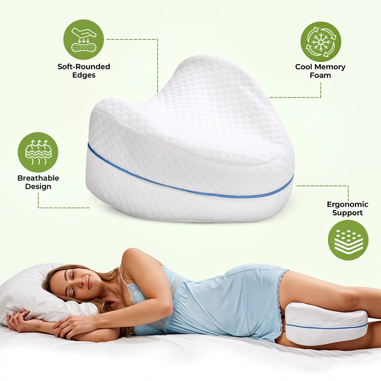 Ultimate Comfort Knee Pillow for Pain-Free Sleep