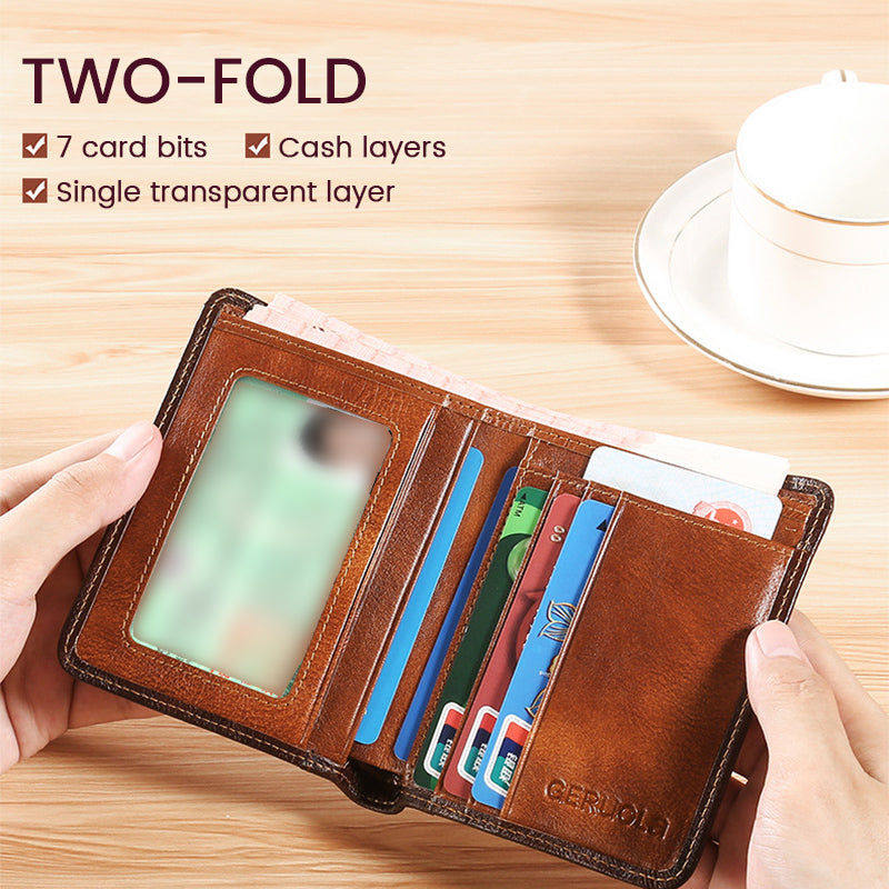 Men's Minimalist Wallets with Anti-theft Features