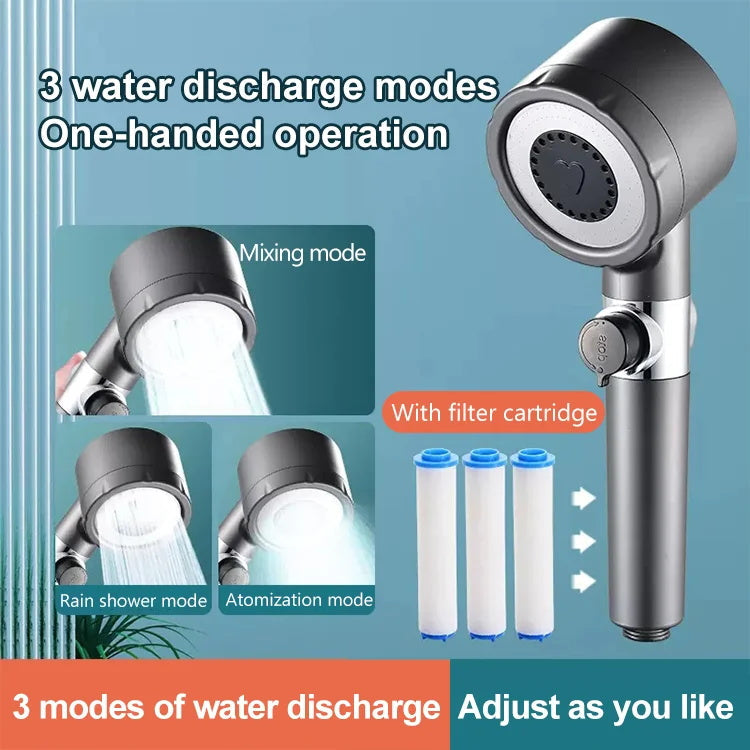 Transform Your Shower Experience: 4-in-1 Massage and Care Head