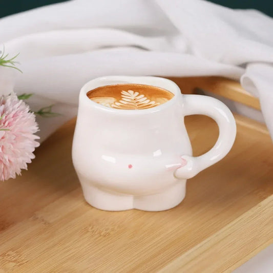 Large Ceramic Coffee Mug for Belly Fat Reduction