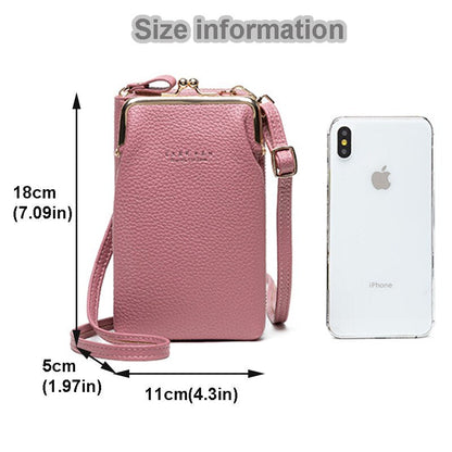 Compact Multi-Pocket Crossbody Bag for Everyday Use
