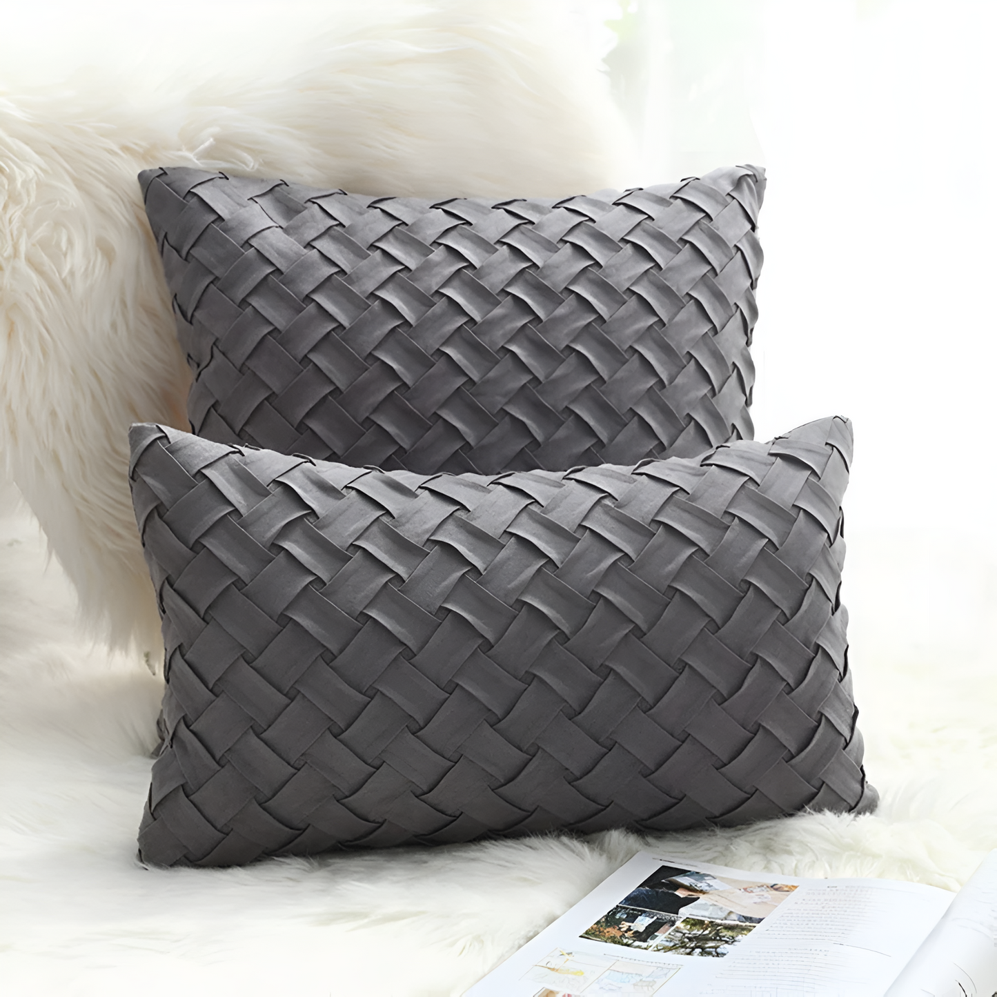 Luxurious Textured Pillow Covers for Every Space