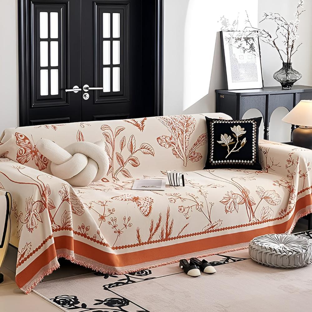 Chic Botanical Sofa Protector
