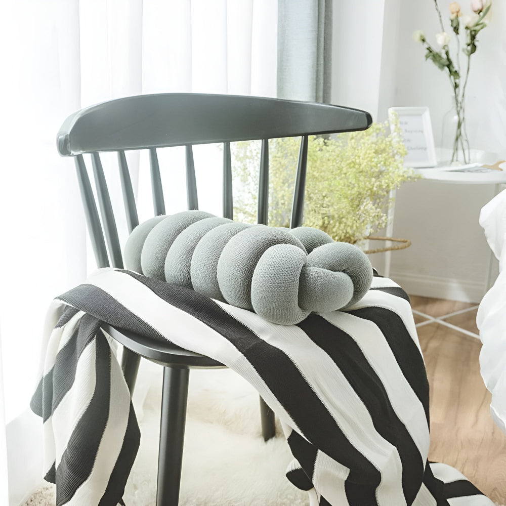 Chic Knot-Designed Plush Pillow for Ultimate Comfort