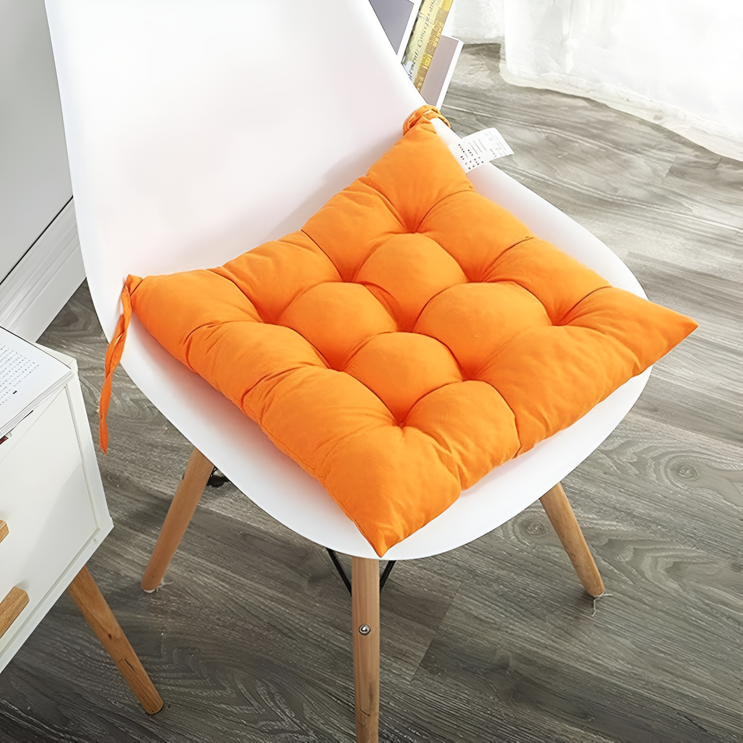 Colorful Comfort Cushions with Button Detailing