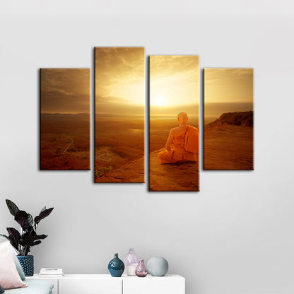 4-Piece Coastal Serenity Canvas Art Set