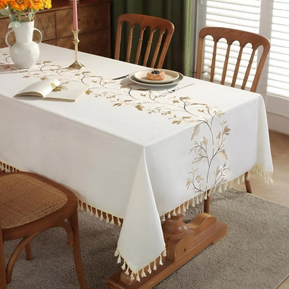 Charming Floral Fringe Table Cover for Every Occasion