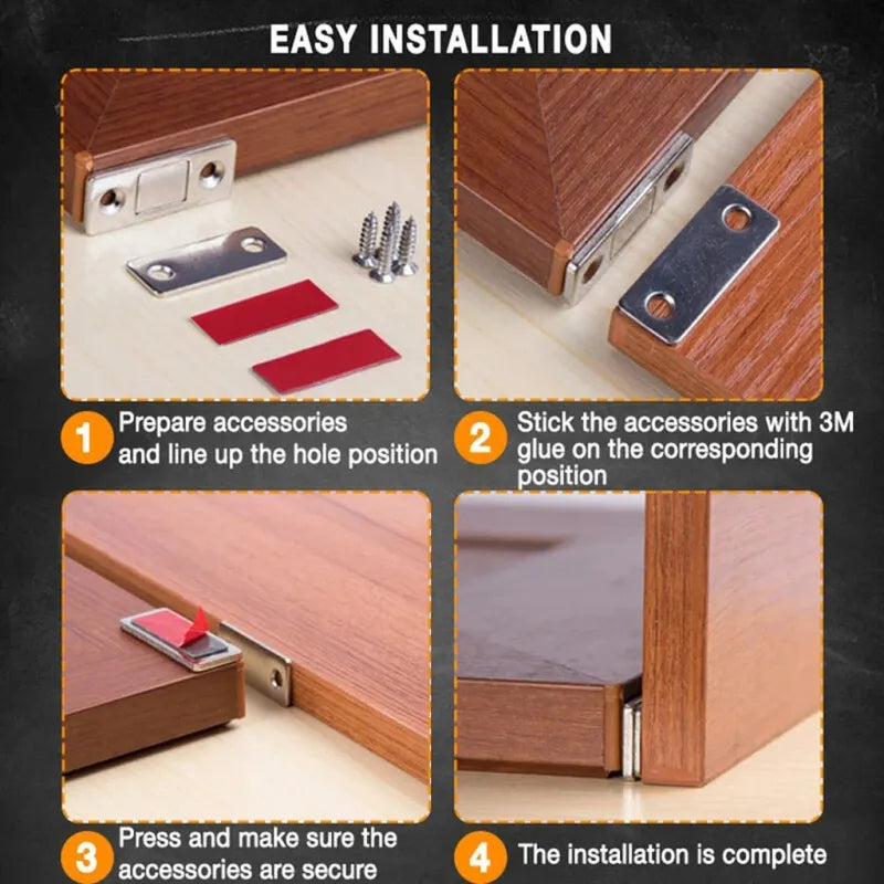 QuietClose Magnetic Cabinet Latch System