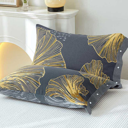 Luxury Blossom Cotton Pillow Covers | Set of Two