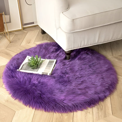 Plush Dreamscape Round Area Rug for Cozy Spaces