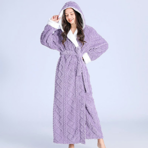 Luxurious Oversized Hooded Bathrobe