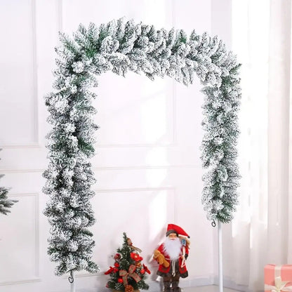 Frosted Winter Garland for Holiday Decor