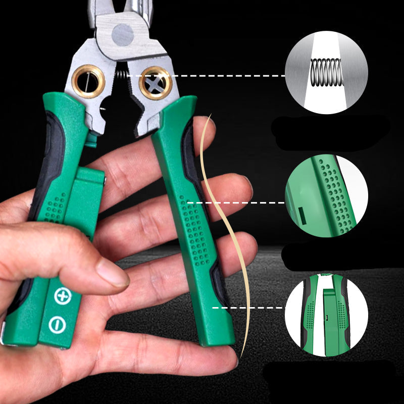 8-in-1 Wire Stripper and Tester – Electric Testing Tool – Ergonomic Design