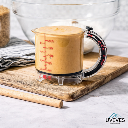Leak-Proof Measuring Cup for Accurate Measurements Every Time