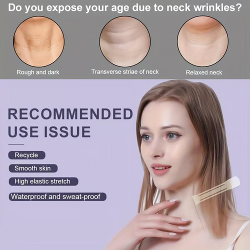 NeckLift Instant Tape for a Youthful Jawline – Seamless & Sweatproof