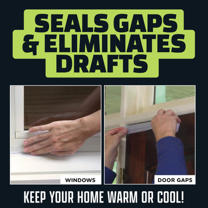 Instantly Seal Gaps for Heat, Comfort, and Protection