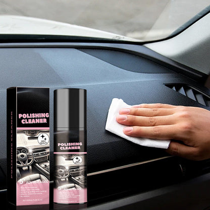 Interior Car Care Spray 100 ml | Removes Stains, Grease & Dust | Shine Finish with Protective Layer | Suitable for Dashboard, Plastics & Trims