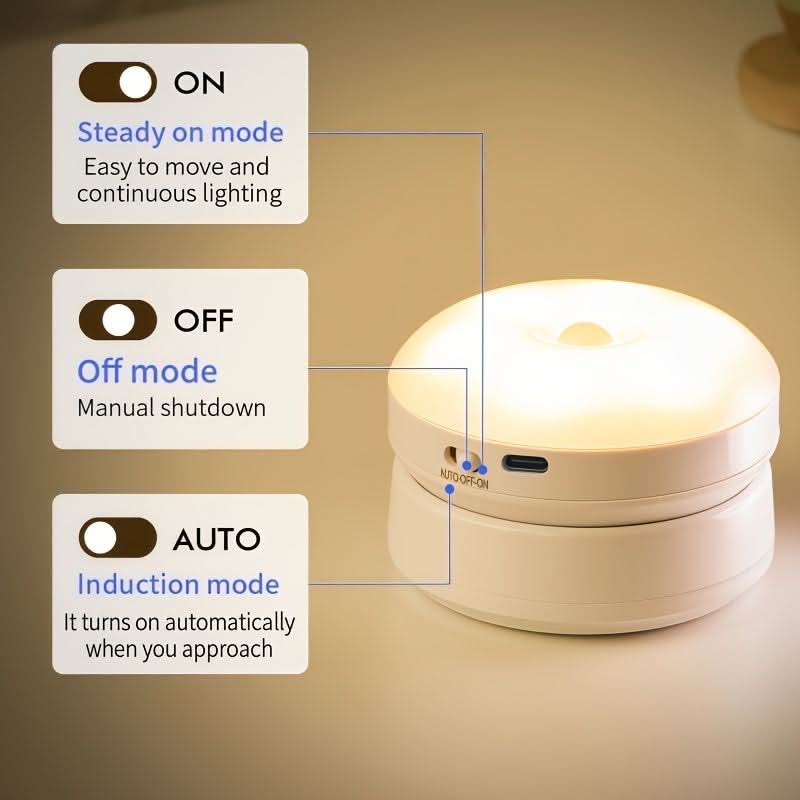 Rechargeable Wall Lamp with Rotating Feature