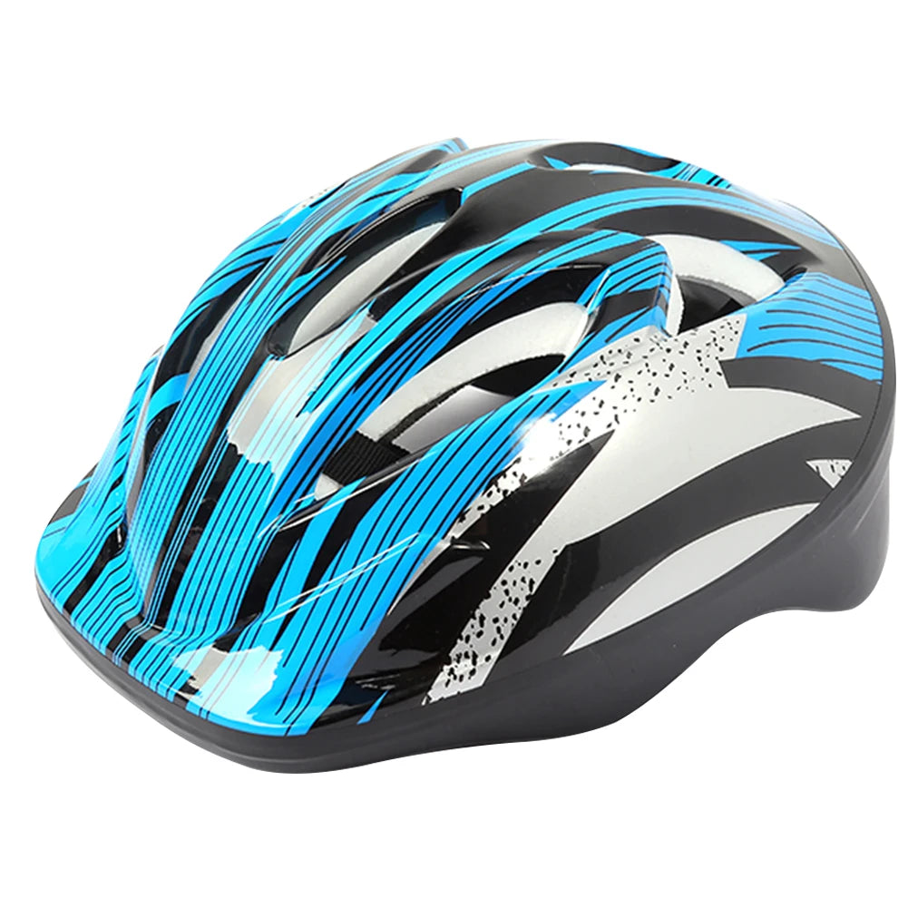 Children's Safety Helmet Set | 7-Piece Protection Gear with Knee, Elbow, and Wrist Pads | Adjustable Fit | Shock Absorbing | Great for Biking and Skating