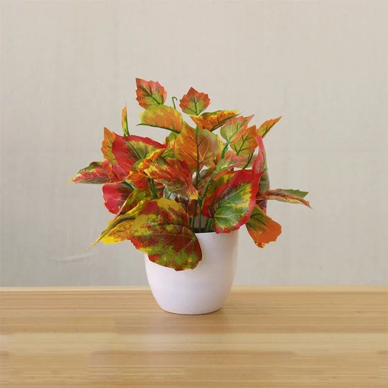 22 cm Artificial Bonsai Plant in Pot | Home and Office Decor