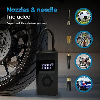 Portable Digital Tire Inflator with 150 PSI Battery Power