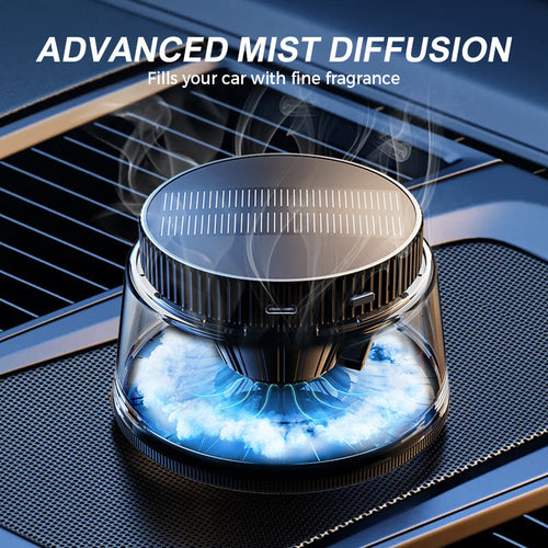 Hand-Free Car Air Freshener with Soothing Mist and Light