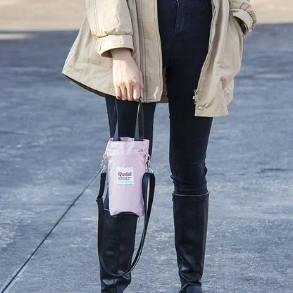 Versatile Crossbody Bag with Built-in Drink Holder for Daily Use