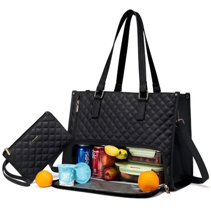 Secure Laptop Carrier with Fresh Meal Storage for All-Day Use