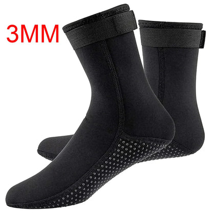Neoprene Socks for Diving and Surfing | 0.3–0.5 cm | Warm and Non-Slip | Perfect for Snorkeling, Swimming, and Water Sports