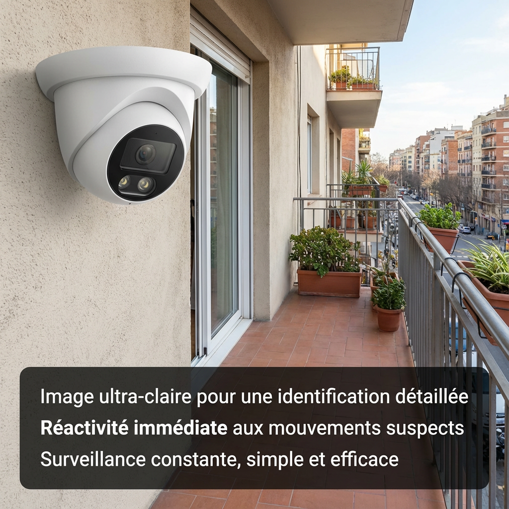 Night Vision Security Camera with High Precision