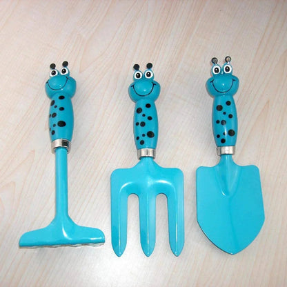 Children's Garden Tool Set – Shovel, Rake, Trowel, Watering Can, Bucket