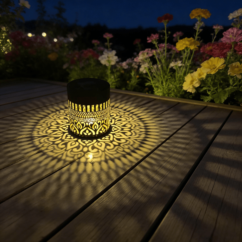 Solar Projection Light for Stylish Outdoor Atmosphere