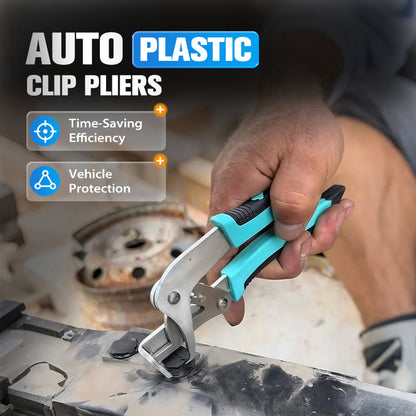 Auto Clip Removal Tool | Scratch-Free Plastic Fastener Pliers | 16.5 cm | Non-Slip Grip