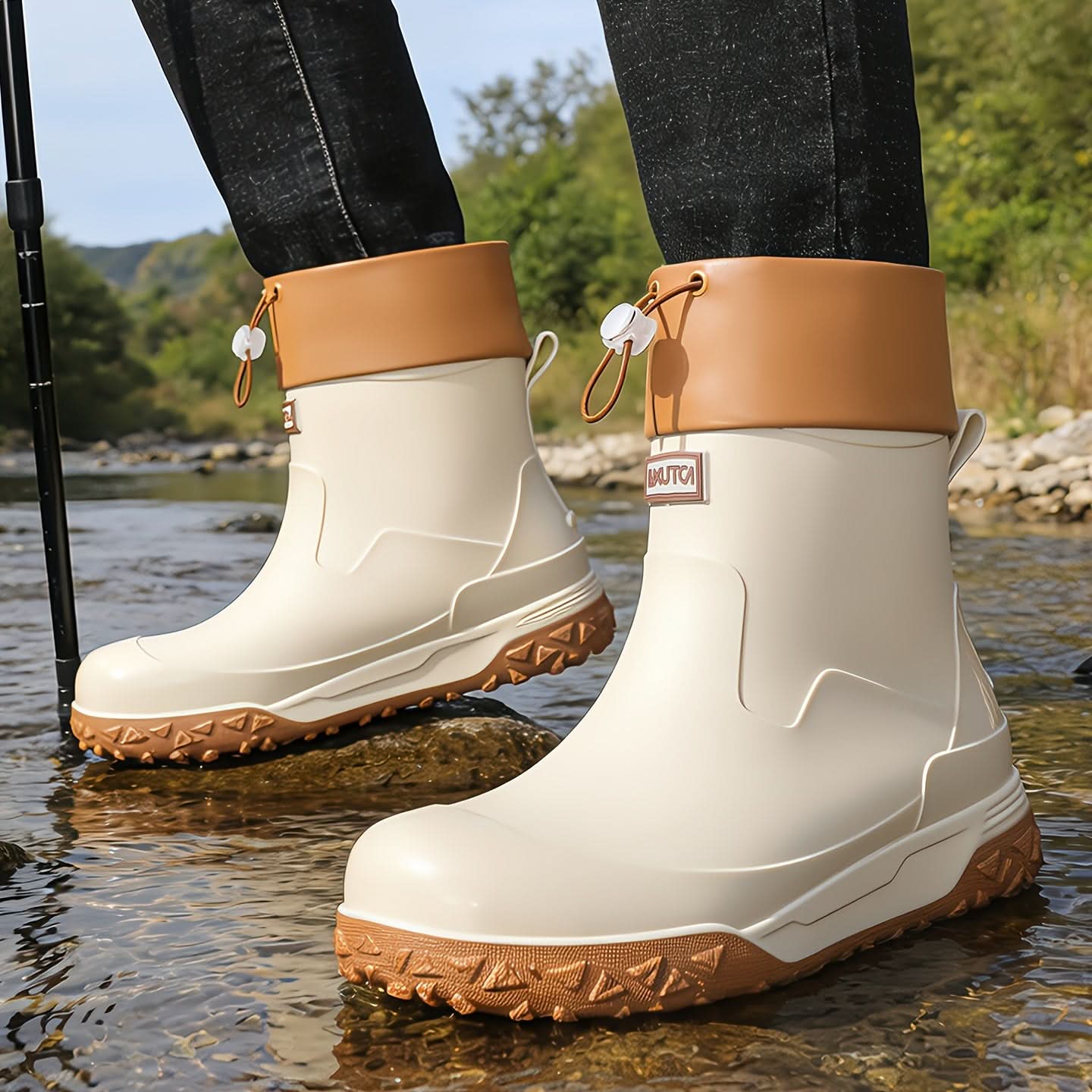 Lightweight Short Rain Boots – Waterproof Design