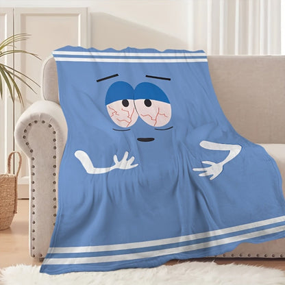 Reversible Flannel Blanket for All Seasons – Anime Inspired Design