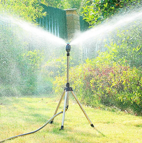 Effortless Garden Sprinkler System with Adjustable Coverage