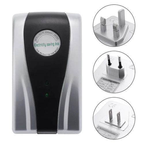 Energy-Saving Socket | Home & Office Energy Optimizer | 90–250 V | Up to 30,000 W | Voltage Stabilizer
